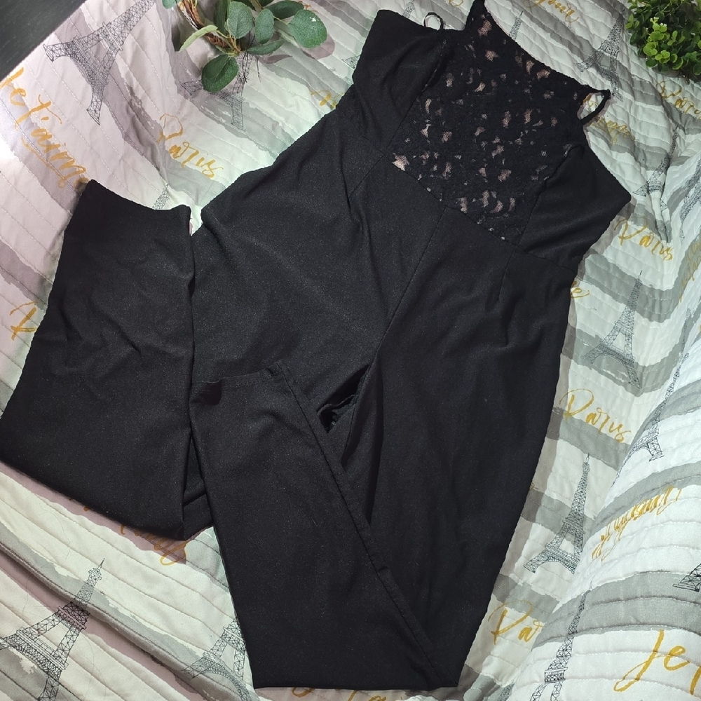 Material Girl Black Jumpsuit